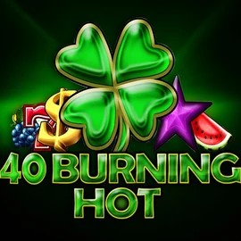40 Burning Hot by Amusnet Interactive, showcased at efbetkazino.com – game logo