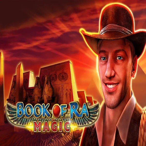 Book of Ra Magic by Greentube, showcased at efbetkazino.com – game logo
