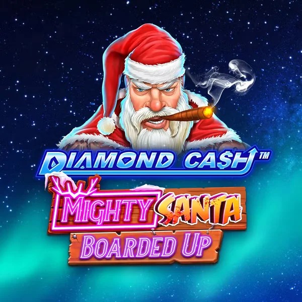 Diamond Cash Mighty Santa Boarded Up logo by Greentube Efbet Casino