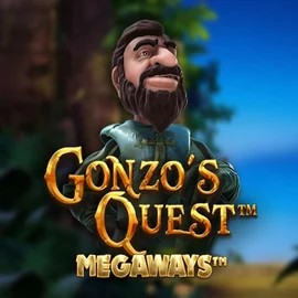 Gonzo's Quest Megaways online game logo by Red Tiger Gaming on efbetkazino.com