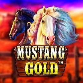 Mustang Gold slot logo by Pragmatic Play at Efbet Casino