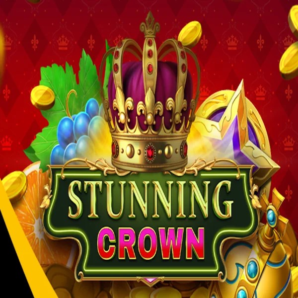Stunning Crown slot logo by BF Games at Efbet Casino