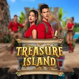 Treasure Island online game logo by Pragmatic Play on efbetkazino.com